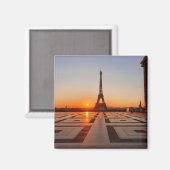 Sunrise in Paris Magnet (Vorderseite/Rückseite)