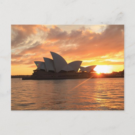 Sunrise in Sydney Opera House Postkarte (Vorderseite)