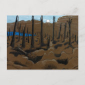 Sunrise, Inverness Copse von Paul Nash (1918) Postkarte (Vorderseite)