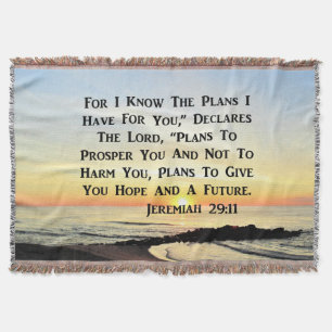 SUNRISE JEREMIAH 29:11 BIBLE VERSE DECKE