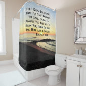 SUNRISE JEREMIAH 29:11 BIBLE VERSE DUSCHVORHANG (Beispiel)