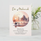 Sunrise Journey to Peace Feiertagskarte (Stehend Vorderseite)