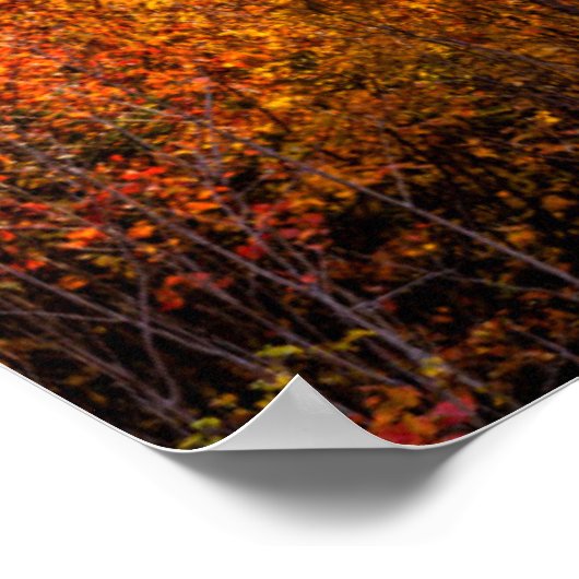 Sunrise Kancamagus Highlights Poster (Ecke)