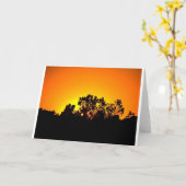 Sunrise Karte (Gelbe Blume)