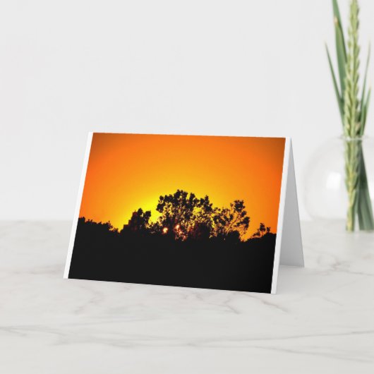 Sunrise Karte (Vorderseite)