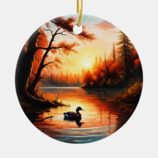 Sunrise Keramik Ornament (Vorne)