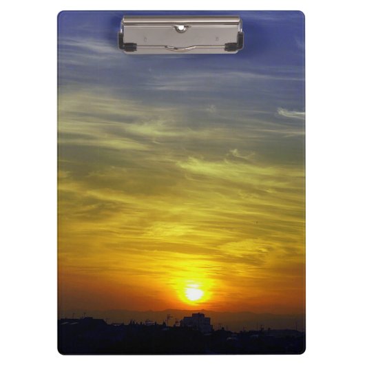 Sunrise Klemmbrett (Vorderseite)