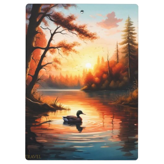 Sunrise Klemmbrett (Rückseite)