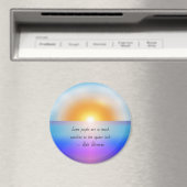 Sunrise - Kühlschrank Magnet mit schönem Zitat (In Situ (Geschirrspüler))