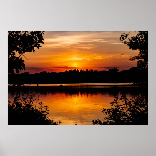 "Sunrise Lake" Poster/Wand-Dekoration Poster (Vorne)