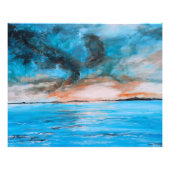 Sunrise Landscape Painting Fotodruck (Vorne)