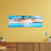 Sunrise Landscape Painting Leinwanddruck (Insitu (Wohnzimmer))