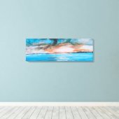 Sunrise Landscape Painting Leinwanddruck (Insitu (Holzboden))