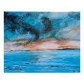 Sunrise Landscape Painting Poster (Vorderseite)