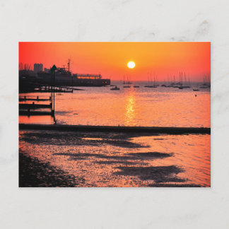 Sunrise, Leigh-on-sea, Essex, England, Vereinigtes Postkarte