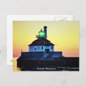 Sunrise Lighthouse Duluth, Minnesota Postkarte (Vorne/Hinten)