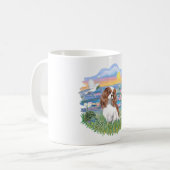 Sunrise Lilies - Blenheim Cavalier Kaffeetasse (Vorderseite Links)