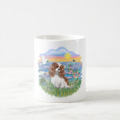 Sunrise Lilies - Blenheim Cavalier Kaffeetasse (Mittel)