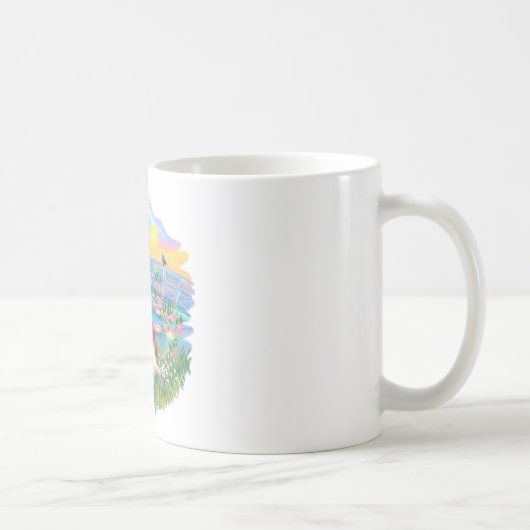 Sunrise Lilies - Blenheim Cavalier Kaffeetasse (Rechts)