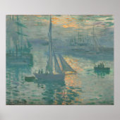 Sunrise (Marine) von Claude Monet Poster (Vorne)