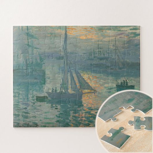 Sunrise (Marine) von Claude Monet Puzzle