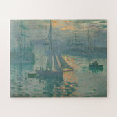 Sunrise (Marine) von Claude Monet Puzzle (Horizontal)