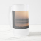 Sunrise Mattglas Bierglas (Vorderseite Links)