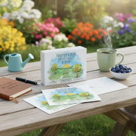 Sunrise Meadows Family Wiedersehen Einladung Postk Postkarte