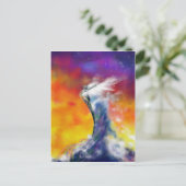 Sunrise Mermaid Postkarte (Stehend Vorderseite)