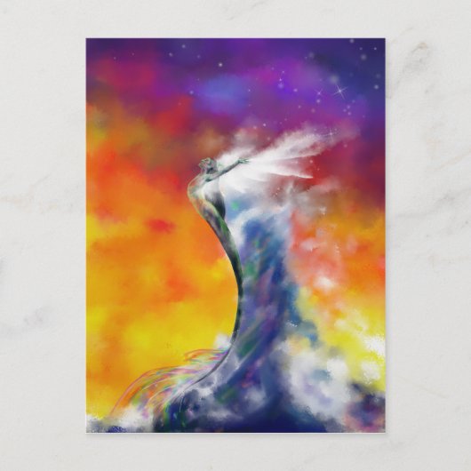 Sunrise Mermaid Postkarte (Vorderseite)
