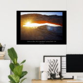 Sunrise Mesa Arch Canyonlands Nationalpark Utah Poster (Heimbüro)