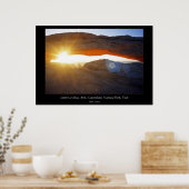 Sunrise Mesa Arch Canyonlands Nationalpark Utah Poster (Küche)