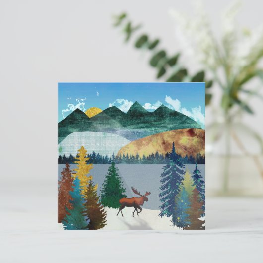 Sunrise Moose (Stehend Vorderseite)