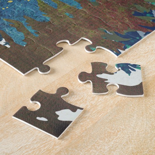 Sunrise Moose Puzzle (Seite)