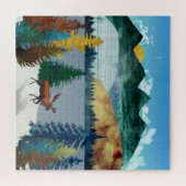 Sunrise Moose Puzzle (Horizontal)