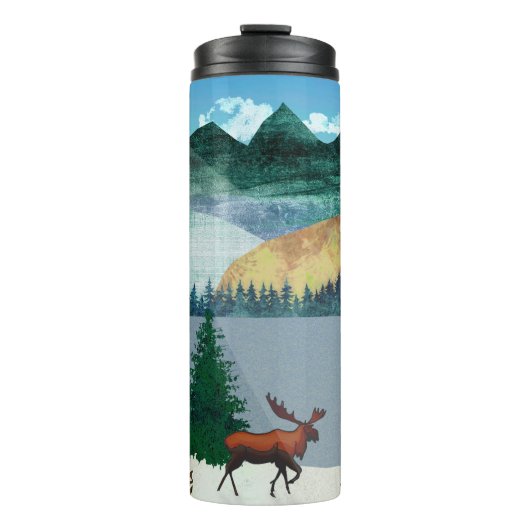 Sunrise Moose Thermosbecher (Vorderseite)