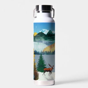 Sunrise Moose Trinkflasche