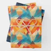 Sunrise Mosaic Geometric: Neues Design für Anfänge Geschenkpapier Set (Beispiel)