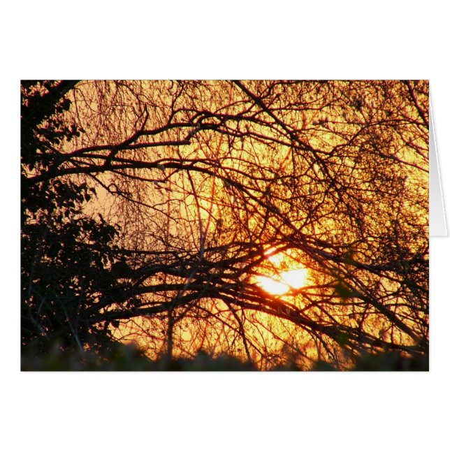 Sunrise notelet (Vorderseite (Horizontal))