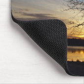 Sunrise Oak Tree Lake Mousepad (Ecke)