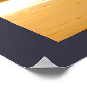 Sunrise Ocean Foto Poster (Ecke)