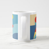 Sunrise Ocean Wave Jumbo-Tasse (Rückseite)