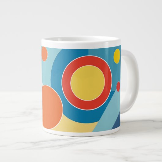 Sunrise Ocean Wave Jumbo-Tasse (Vorderseite Rechts)