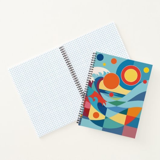 Sunrise Ocean Wave Notizblock (Innenseite)