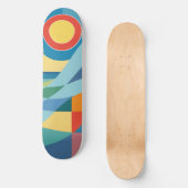 Sunrise Ocean Wave Skateboard (Vorderseite)