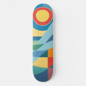 Sunrise Ocean Wave Skateboard (Vorderseite)