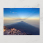 Sunrise of Mount Teide card Postkarte (Vorderseite)