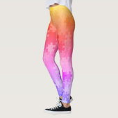 Sunrise Ombre Puzzle Stücke Leggings (Links)