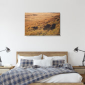 Sunrise on Bison Leinwanddruck (Insitu (Schlafzimmer))