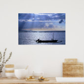 Sunrise on Sunur Beach Bali Poster (Küche)